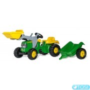 Детский трактор на педалях Rolly Toys John Deere
